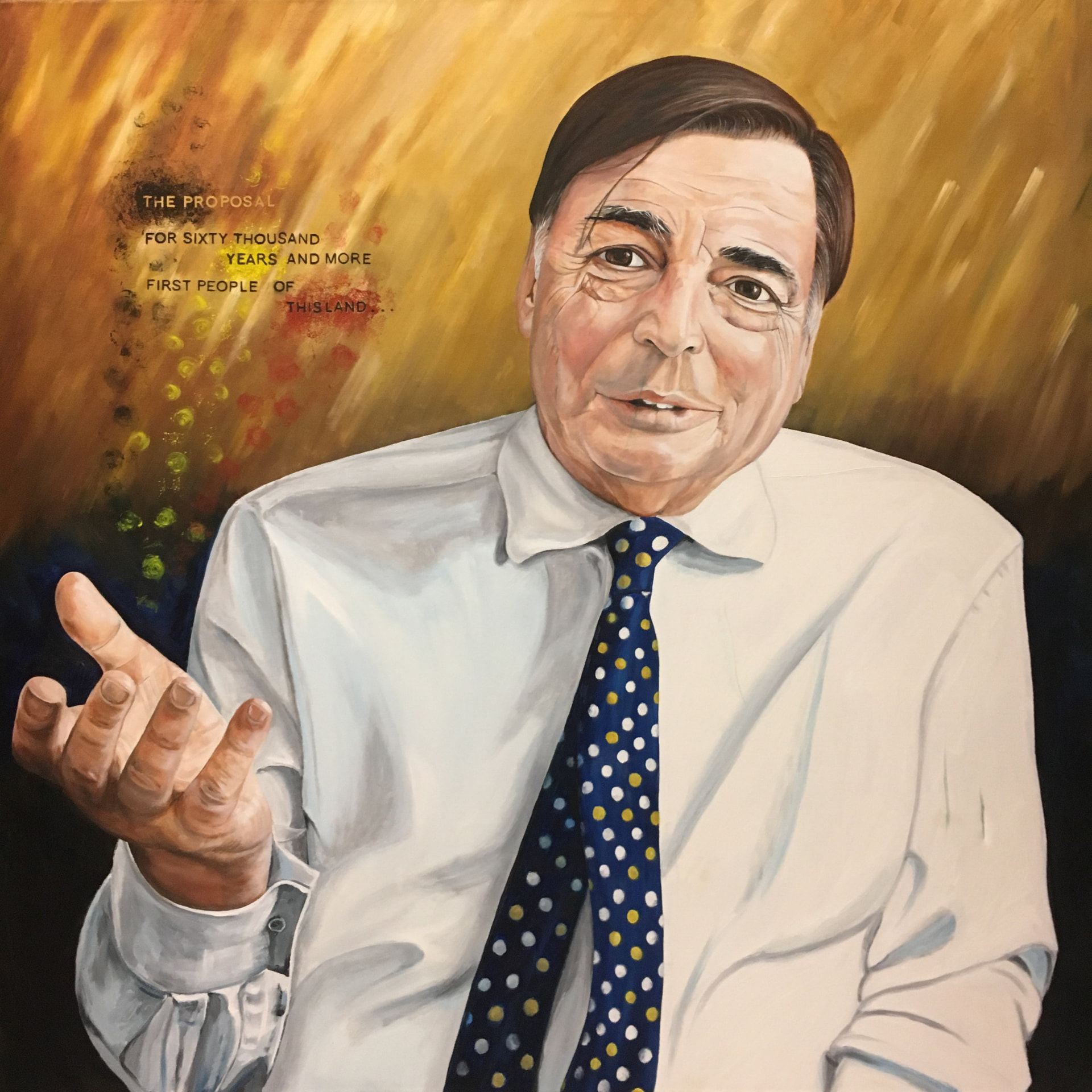 Portrait of the late Hon Justice Peter Vickery QC
